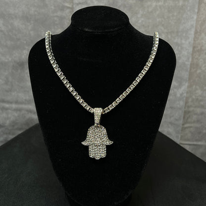 Eternal Protection Hamsa Pendant Necklace