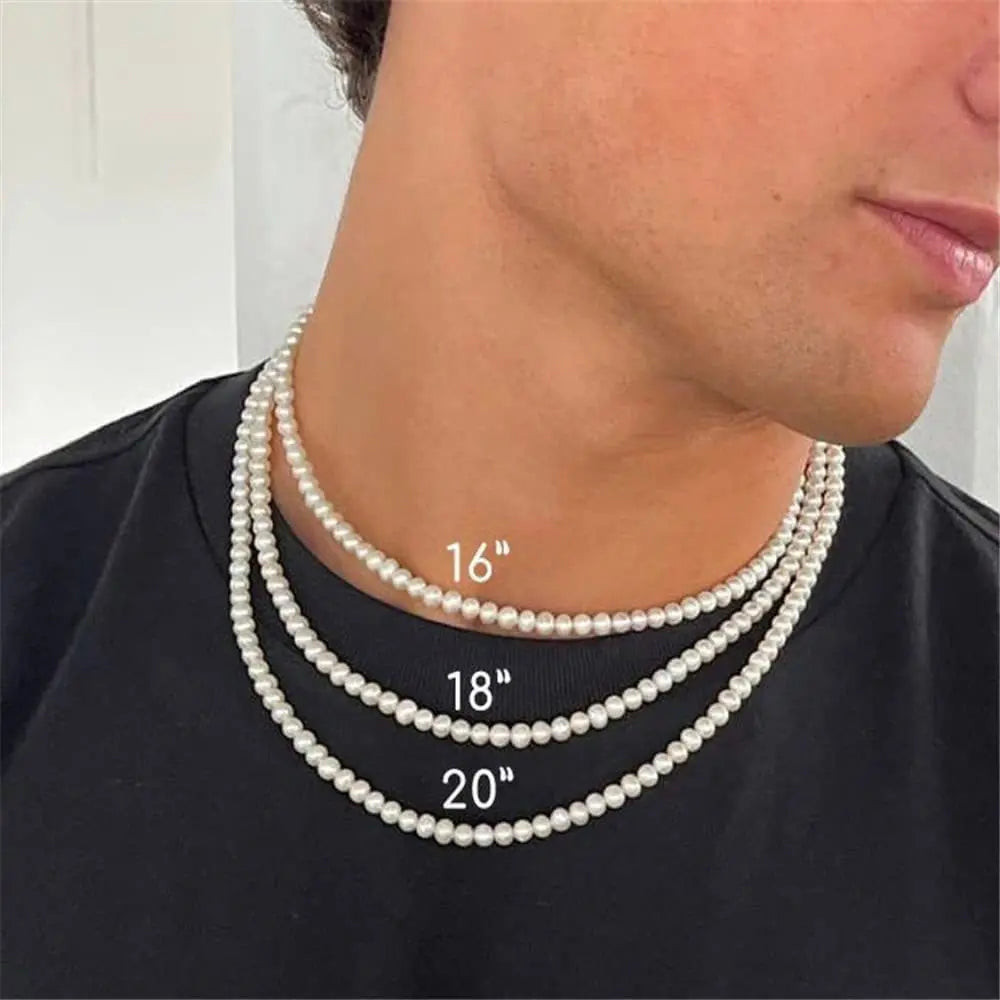 NOX Jewelry Unisex Pearl Necklace